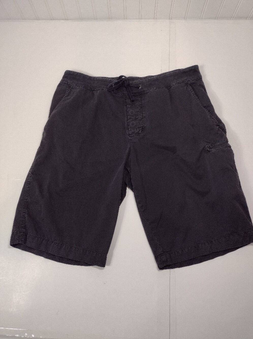 James Perse Standard Men's Drawstring Cargo Shorts - Dark Gray/Black (3)